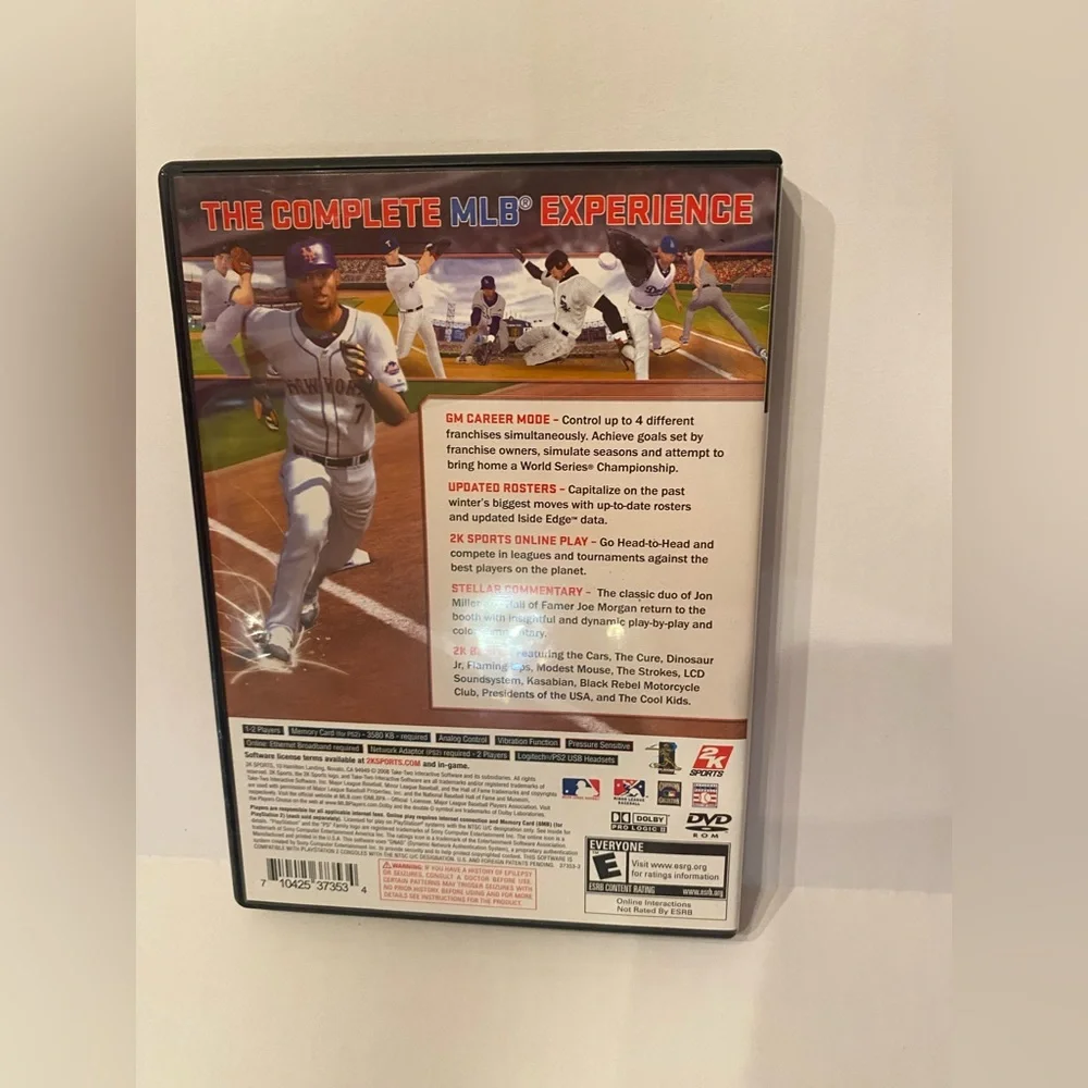 Major League Baseball 2K8 - 2K‎ Games - Sony PlayStation 2 PS2
